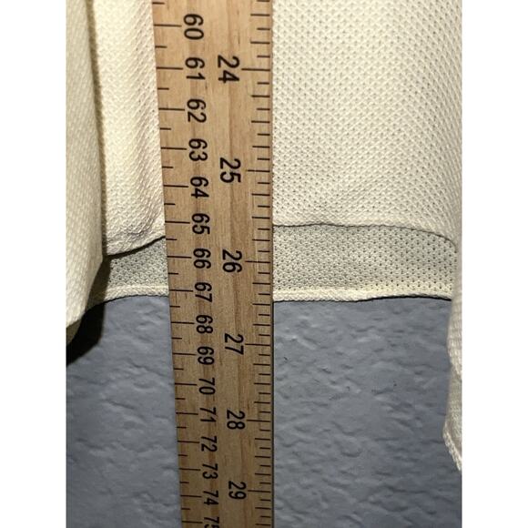 Brioni Dress Shirt Mens 41/16 Long Sleeve Off White Cotton Italy - Picture 6 of 10